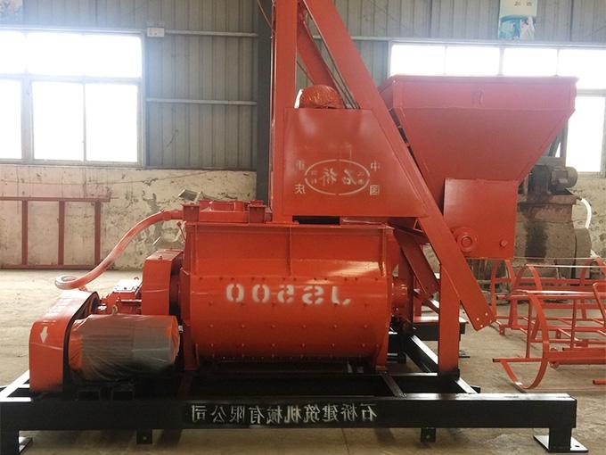 Yunnan JS500 type double horizontal shaft forced mixer